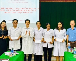 Biểu dương hành động đẹp của đội ngũ y, bác sĩ cứu thành công sản phụ băng huyết ở Trà Cang