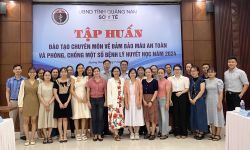 SỞ Y TẾ TỈNH QUẢNG NAM TỔ CHỨC TẬP HUẤN “ĐÀO TẠO CHUYÊN MÔN VỀ ĐẢM BẢO MÁU AN TOÀN VÀ PHÒNG CHỐNG MỘT SỐ BỆNH LÝ HUYẾT HỌC”